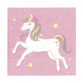 Enchanted Unicorn Paper Party Napkins. Adorable!