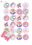 Unicorn Wafer Paper Cupcake Toppers The Cake Mixer