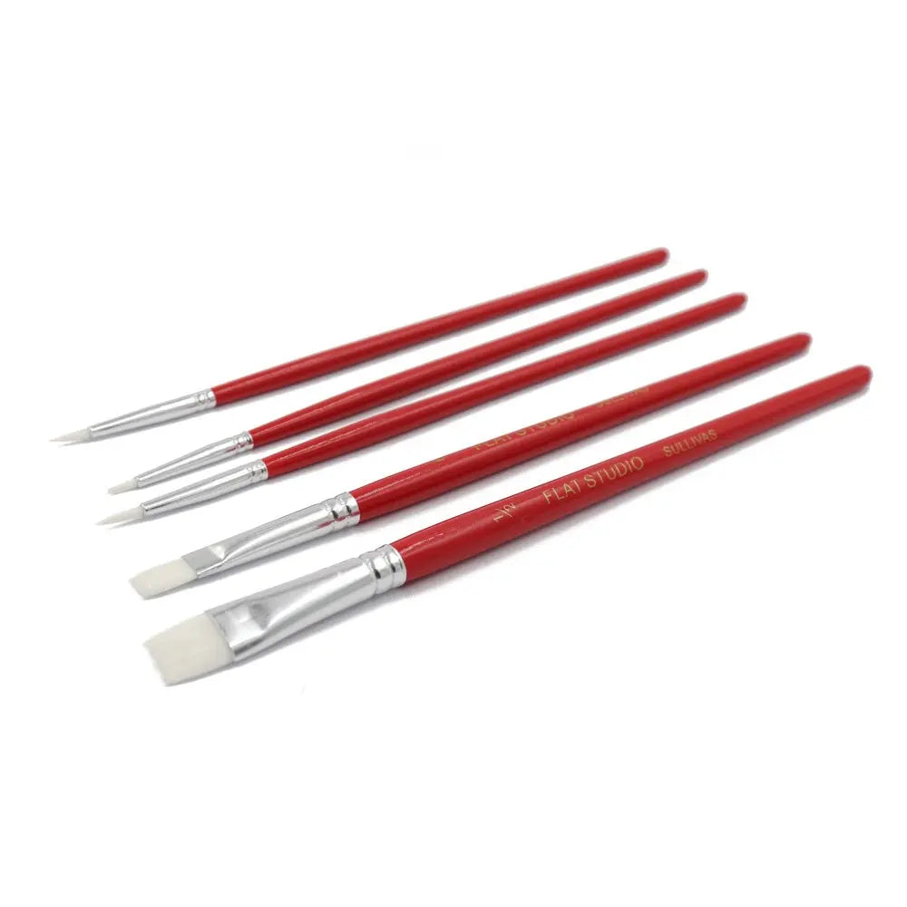 Value Food Safe Paint Brush Set. 5 Pack