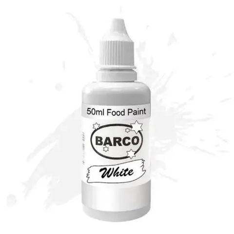 White Edible Food Paint. Quick Dry. 50ml