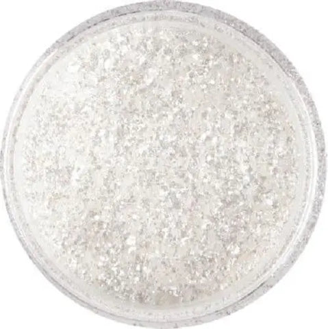 Edible Glitter Dust White Sparkle 9gm. 100% Edible
