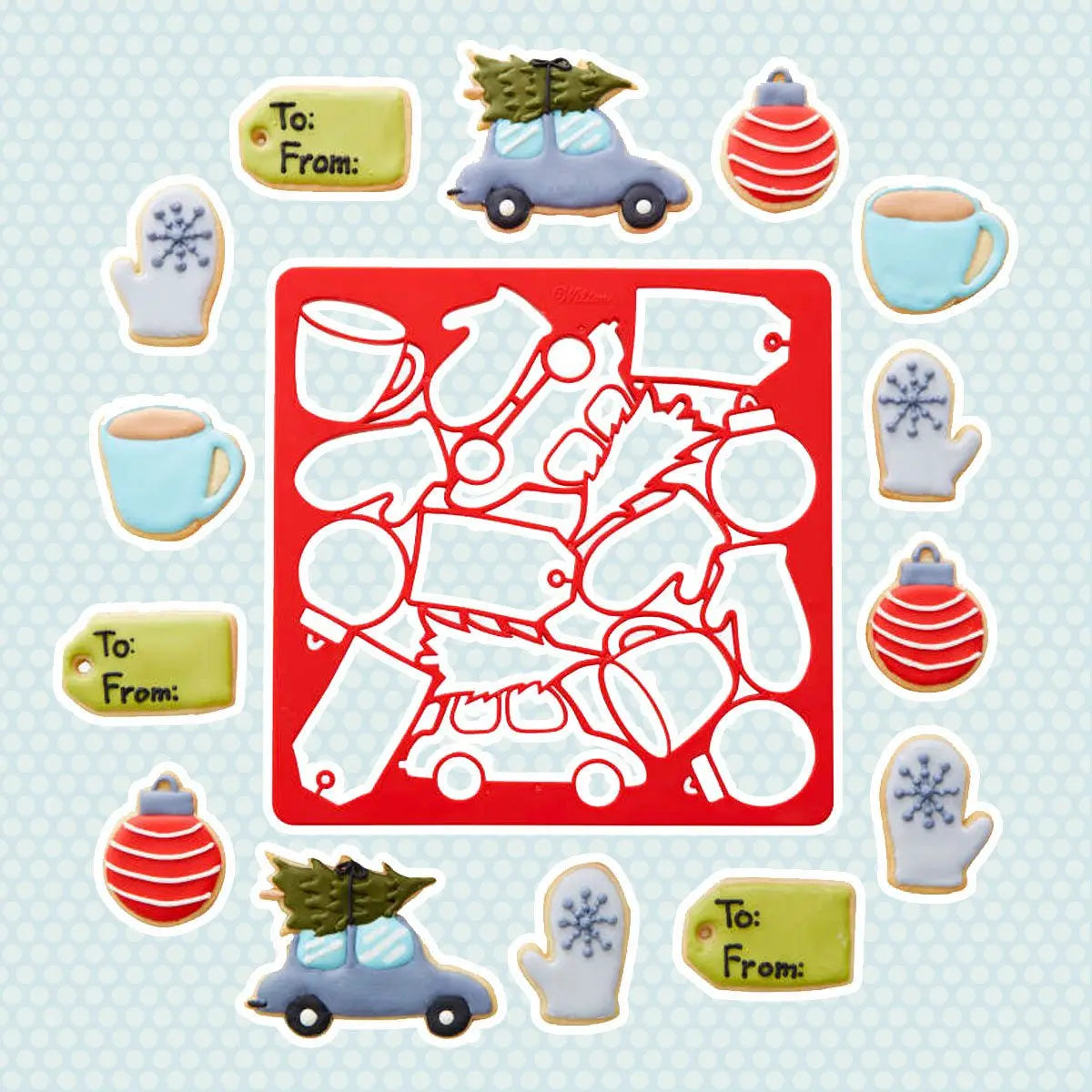 Wilton Christmas Multi Cookie Cutter Sheet The Cake Mixer The Cake Mixer