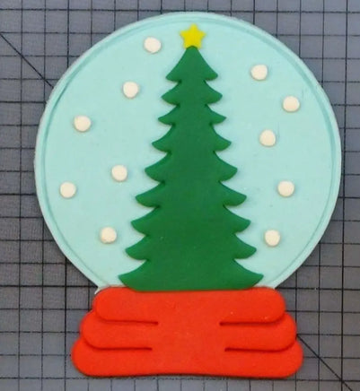 Xmas Snowglobe Edible Cake Decoration