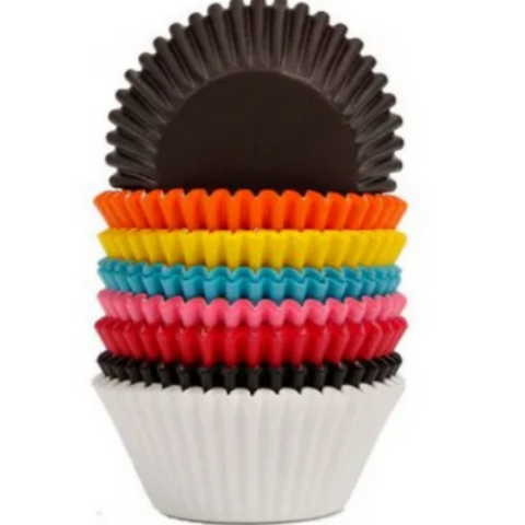 Go Bake Assorted Colour Baking Cups x500