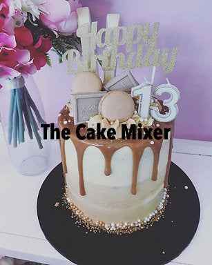 Celebration Buttercream Drip Cake. Choose Your Colour - The Cake Mixer
