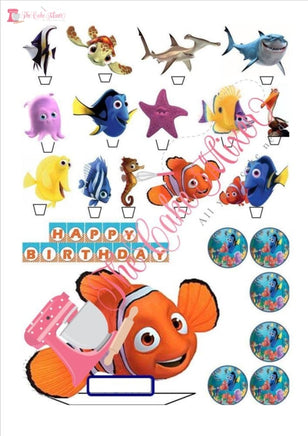 Finding Nemo Edible Premium Wafer Paper Cake Topper