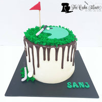 Golf Theme Birthday Cake