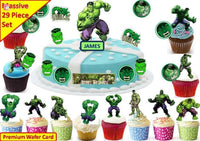 Hulk Edible Premium Wafer Paper Cake Topper