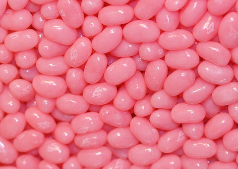Pink Jelly Beans. Single Colour. 100gm Bag