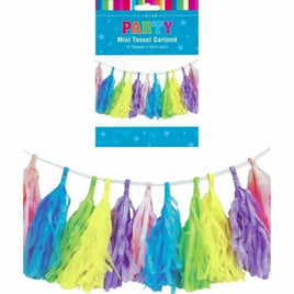Pastel Rainbow Tassel Party Garland - Party Fun