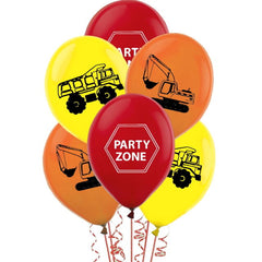 Construction theme balloons - The Cake Mixer