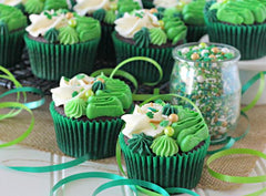 St Patricks Day Cupcakes toys&parties.co.nz