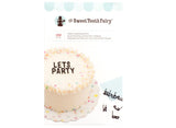 Sweet Tooth Fairy Cake Letterboard Set Black Sweet Tooth Fairy