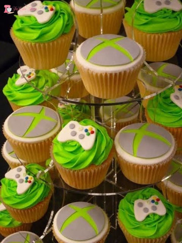 Xbox Theme Cupcakes. Available in 6 or 12 Packs.